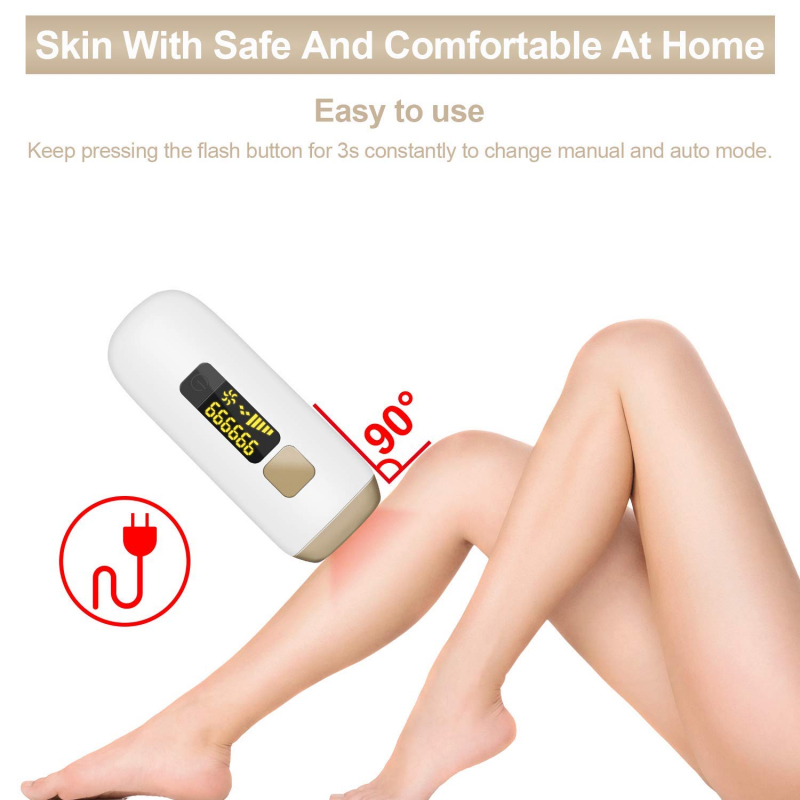 990000 Flash Permanent IPL Laser Hair Removal Machine Mini 3 In 1 Photoepilator Bikini Hair Removal Laser Epilator For Women