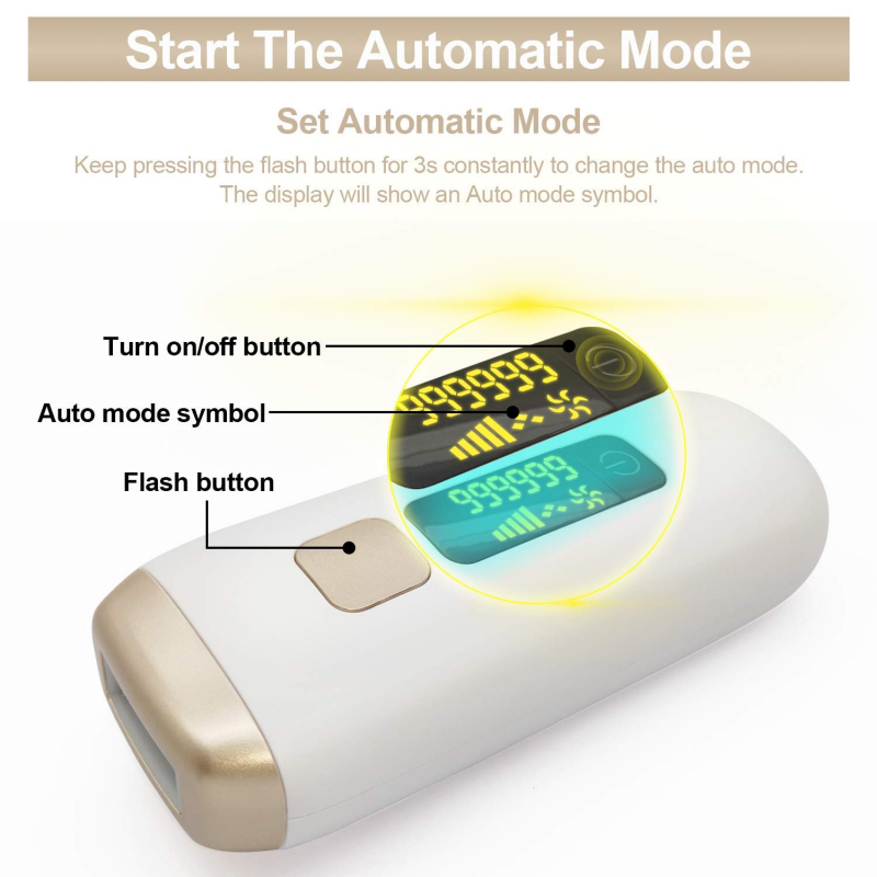990000 Flash Permanent IPL Laser Hair Removal Machine Mini 3 In 1 Photoepilator Bikini Hair Removal Laser Epilator For Women