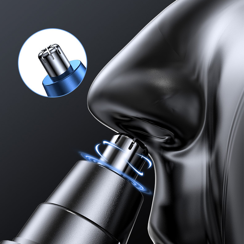 USB Rechargeable Nose Hair Clipper Nose Ear Hair Trimmer Electric Removal Beard Shaver Razor With Washable Blade Facial Care