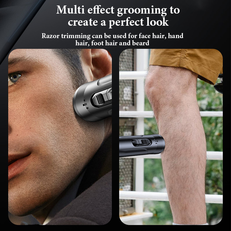 USB Rechargeable Nose Hair Clipper Nose Ear Hair Trimmer Electric Removal Beard Shaver Razor With Washable Blade Facial Care