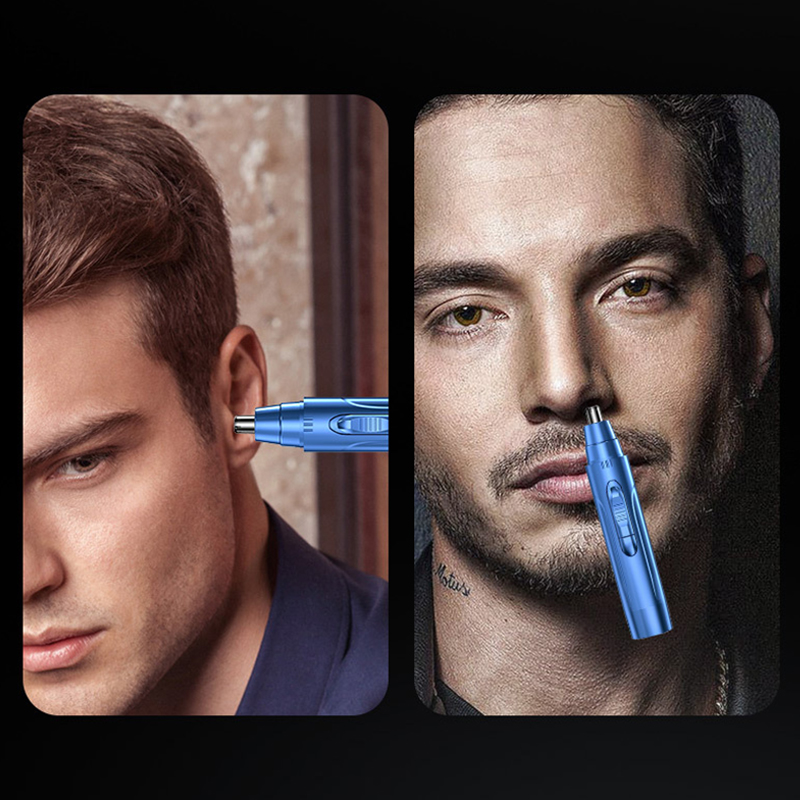 USB Rechargeable Nose Hair Clipper Nose Ear Hair Trimmer Electric Removal Beard Shaver Razor With Washable Blade Facial Care