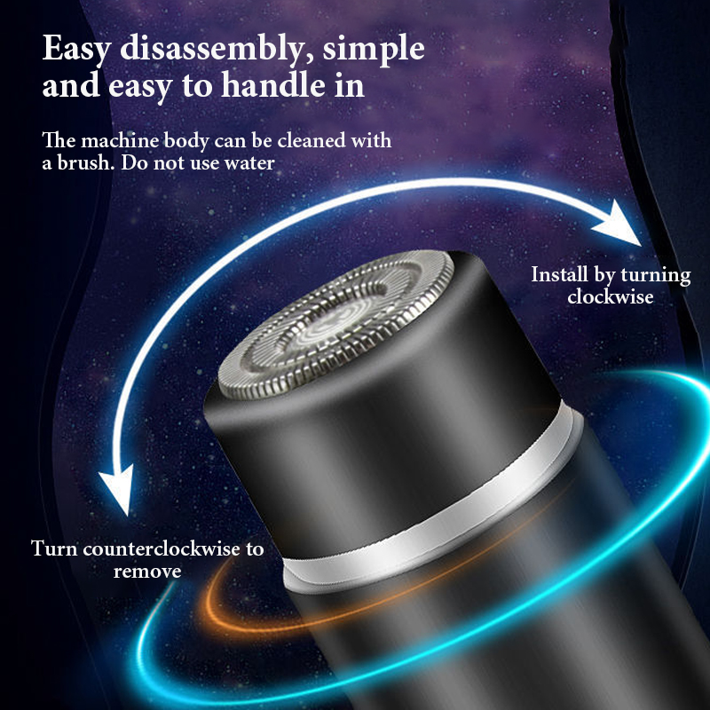 Mini Pocket Electric Shaver Razor For Ladies and Men USB Recargeable Hair Trimmer for Household Travel Portable Beard Shaving