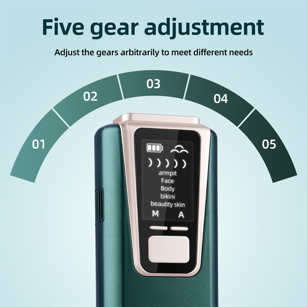 IPL Epilator LCD Laser Hair Removal Painless Permanent Photoepilation for Men Women Trimmer Electric Depilador