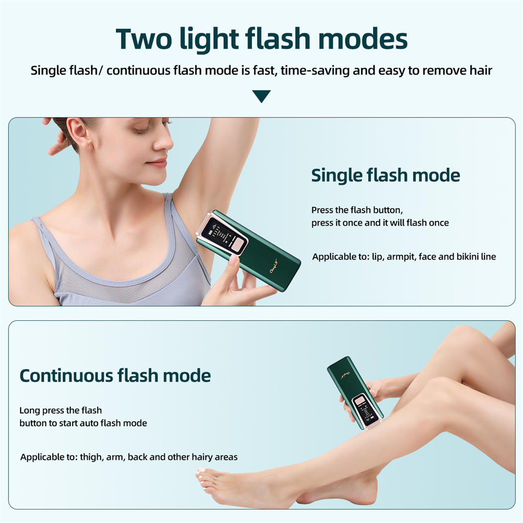 IPL Epilator LCD Laser Hair Removal Painless Permanent Photoepilation for Men Women Trimmer Electric Depilador