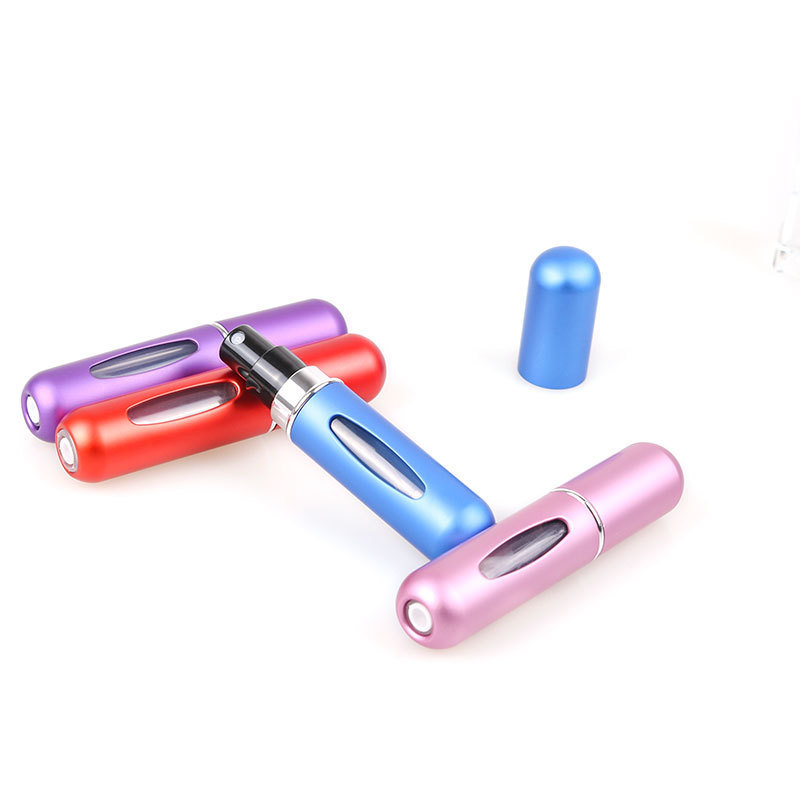 5ml Portable Mini Refillable Perfume Bottle With Spray Scent Pump Empty Cosmetic Containers Atomizer Bottle For Travel Tool