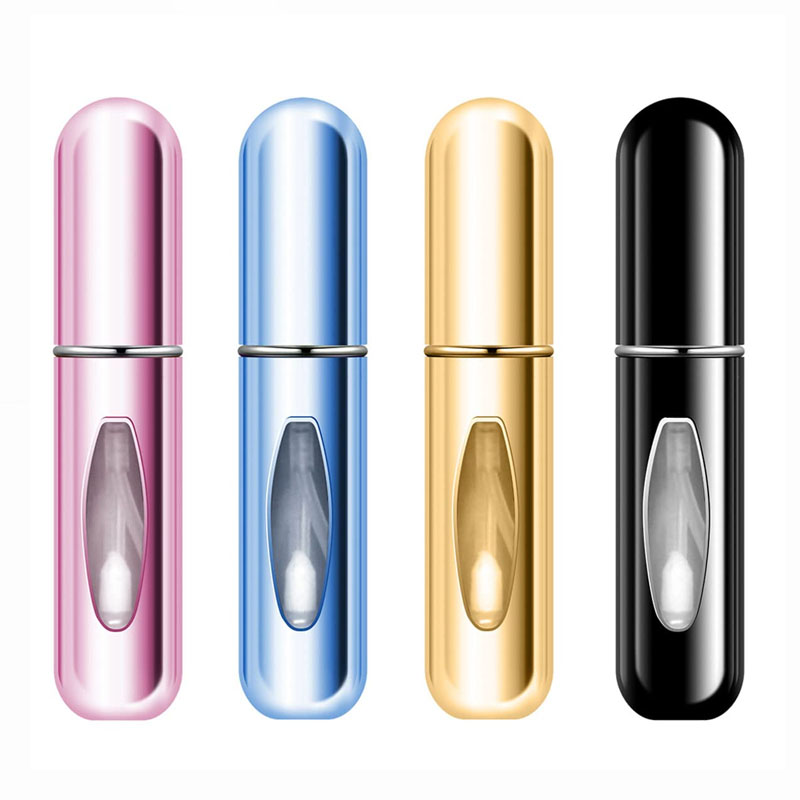 5ml Portable Mini Refillable Perfume Bottle With Spray Scent Pump Empty Cosmetic Containers Atomizer Bottle For Travel Tool