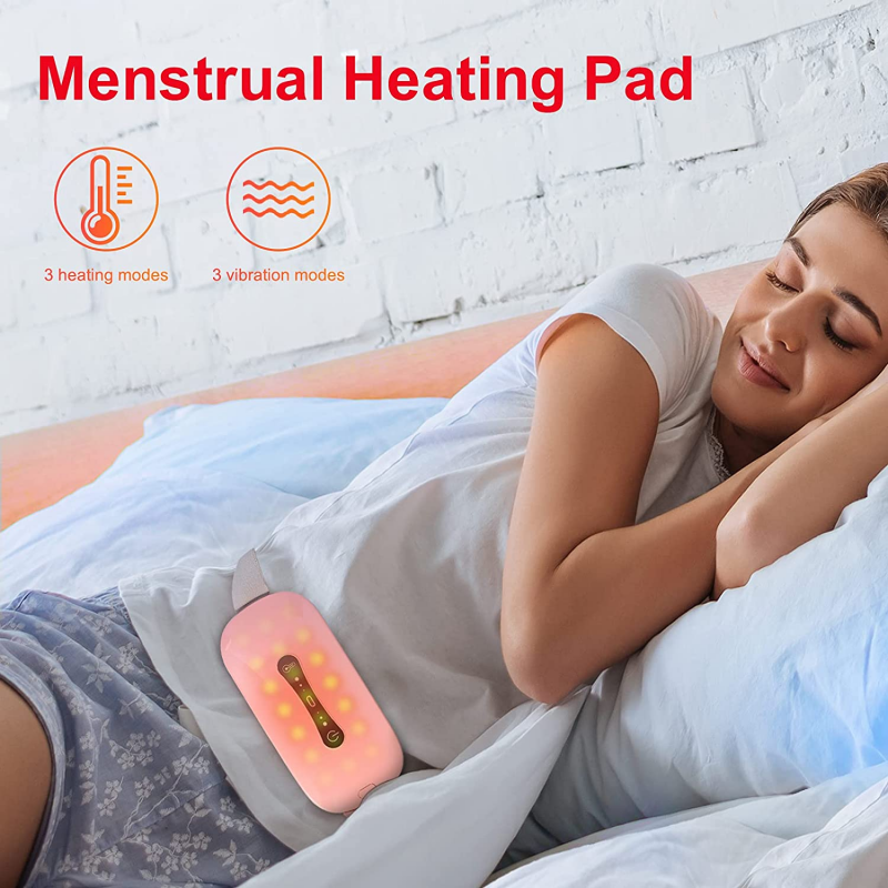 Waist Massager Electric Heating Pad Relief Back Or Waist Pain Belt Dysmenorrhea Relief Abdominal Heating Pad