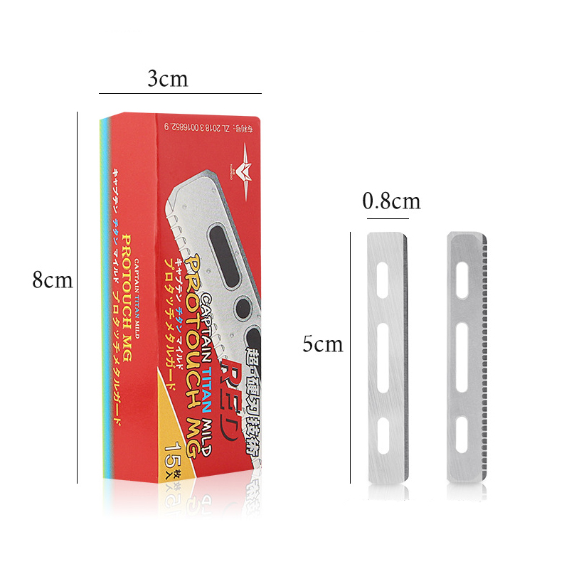 Men's Shaving Razor Blades Straight Edge Barber Razor for Face Body  Stainless Steel  Old-Fashioned Feather Single-Edged Replacement Razor 15 Blades(Optional)