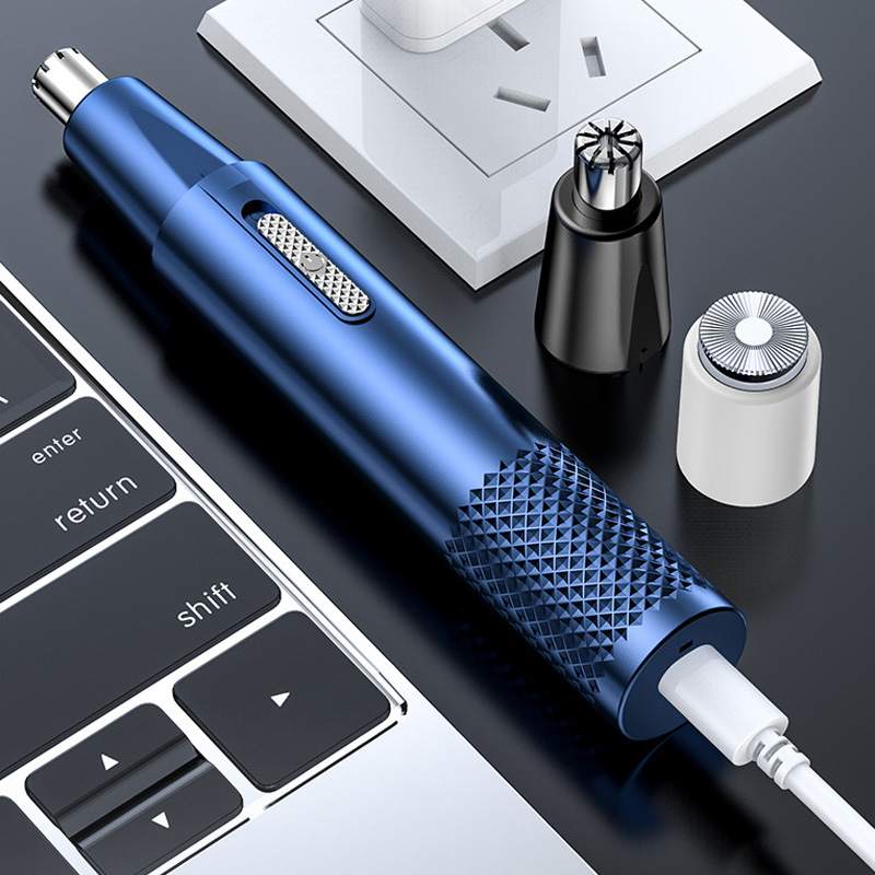 New Arrival Electric Shaving Nose Ear Trimmer Safe Face Care Rechargeable Nose Hair Trimmer For Men Shaving Hair Removal Razor Beard