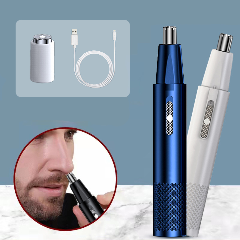 New Arrival Electric Shaving Nose Ear Trimmer Safe Face Care Rechargeable Nose Hair Trimmer For Men Shaving Hair Removal Razor Beard