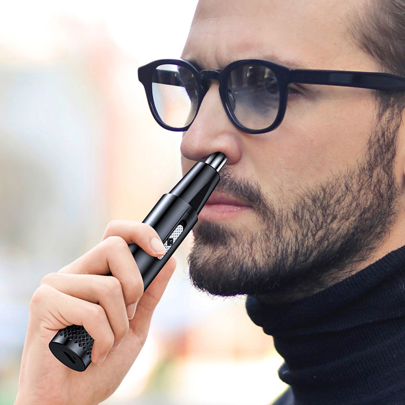 New Arrival Electric Shaving Nose Ear Trimmer Safe Face Care Rechargeable Nose Hair Trimmer For Men Shaving Hair Removal Razor Beard
