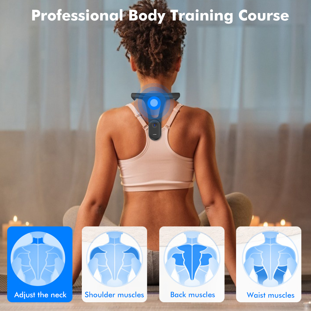 Hipee Intelligent Posture Correction Device Smart Reminder Correct Posture Wear Back Posture Training Monitoring Corrector Adult and Child Real-time Monitoring Correct Sitting Posture