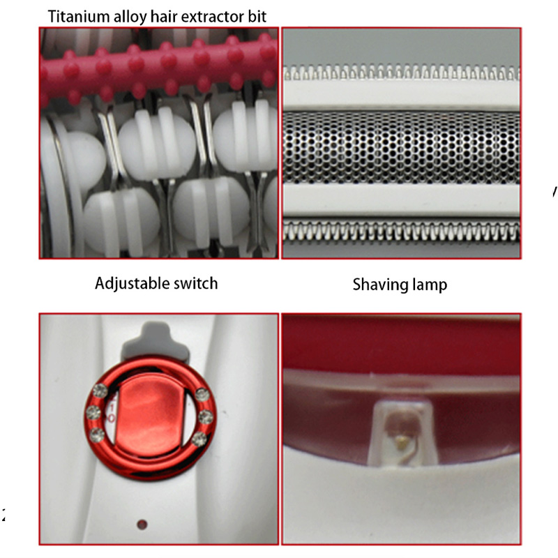 Mini 2 In 1 Hair Removal Machine Electric Rechargeable Female Epilator Women Lady Shaving Trimmer Bikini Legs Body Depilador