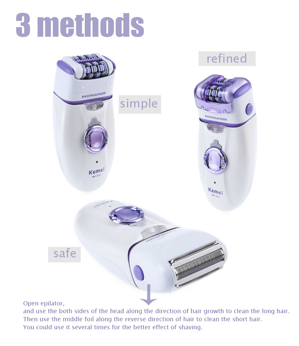 Mini 2 In 1 Hair Removal Machine Electric Rechargeable Female Epilator Women Lady Shaving Trimmer Bikini Legs Body Depilador