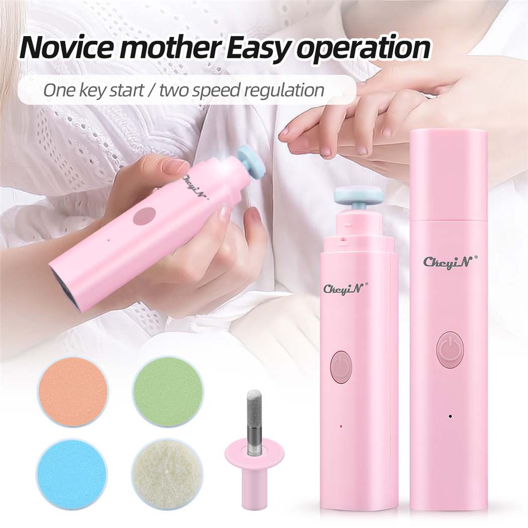 New Arrival Electric Baby Nail Trimmer Kid Nail Polisher Tool Infant Manicure Pedicure Easy to Nail Filer Clipper For Newborn Adult