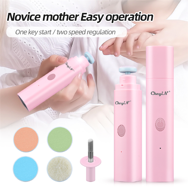 New Arrival Electric Baby Nail Trimmer Kid Nail Polisher Tool Infant Manicure Pedicure Easy to Nail Filer Clipper For Newborn Adult