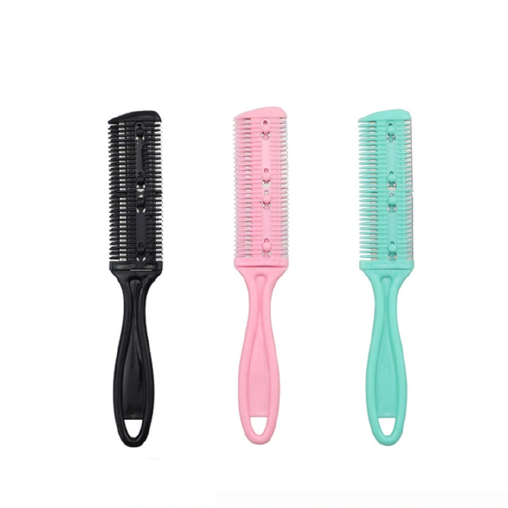 New Arrival Hair Cut Styling Barber Scissor Razor Magic Blade Comb Hairdressing Tool Kit 1PCS Top Quality Double-Sided Knife Hair Scissors