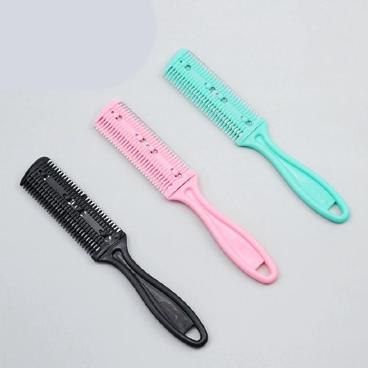 New Arrival Hair Cut Styling Barber Scissor Razor Magic Blade Comb Hairdressing Tool Kit 1PCS Top Quality Double-Sided Knife Hair Scissors