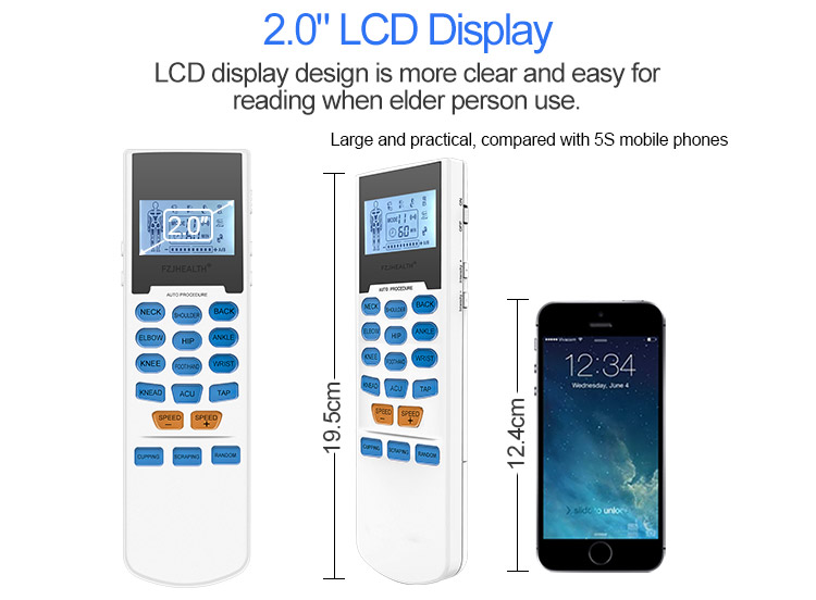 15 Modes Pain Relief Tens Device Physical Therapy Machine Menstrual Pain Relief For Women 4 Channel TENS Unit LCD Display Muscle Stimulator Body Massager