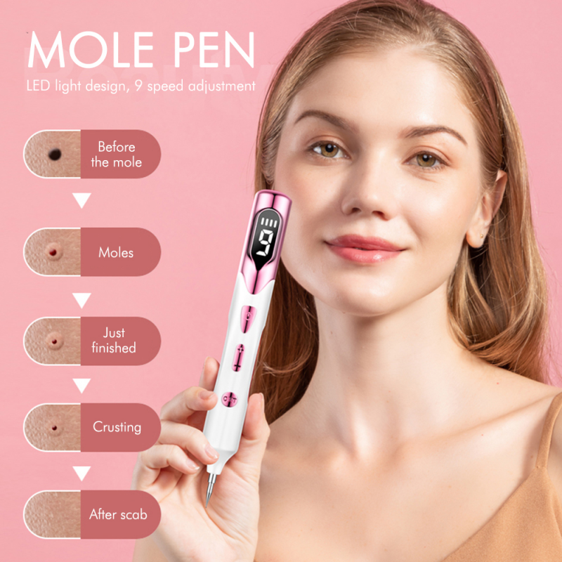 New Arrival 9 Levels LCD Laser Plasma Pen Mole Tattoo Freckle Wart Tag Removal Pen Dark Spot Remover For Face Skin Care Tools Beauty Machine