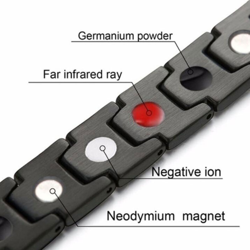 Men's Bracelets Energy Magnetic Tourmaline Bracelet Health Care Jewelry For Women Bracelets Bangle Slimming Product