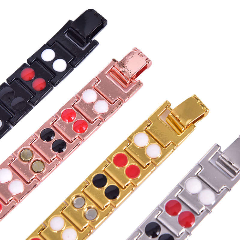 Men's Bracelets Energy Magnetic Tourmaline Bracelet Health Care Jewelry For Women Bracelets Bangle Slimming Product