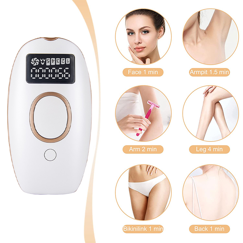 New Arrival Laser Epilator 990,000 Flashes IPL Hair Removal Women Shaver Laser Permanent Epilator Women Painless Photoepilator