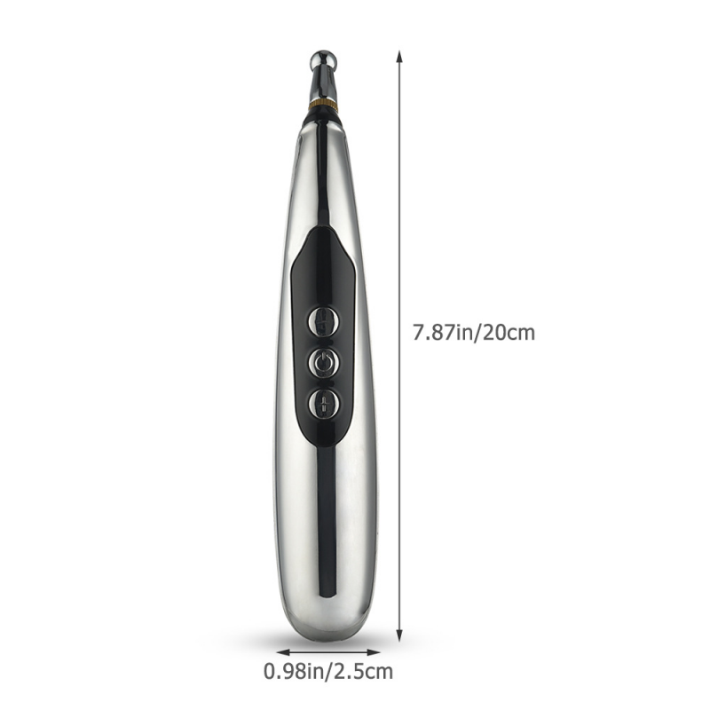 New Arrival Electric Acupuncture Pen Tens Massage USB Charging Meridian Energy Laser Therapy Pen Pain Relief Mini Stimulation Massager 9 gears massage intensity