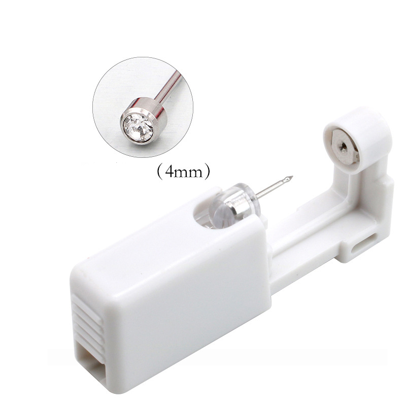 1pc Disposable Ear Piercing Device, Low Pain Piercing Artifact, Hypoallergenic Ear Nail Gun Piercing, Professional Painless Ear Piercing, Automatic Hand-piercing Tool