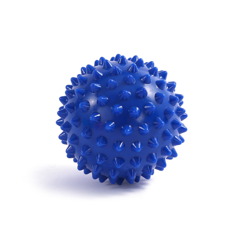 Exercise Balls Durable PVC Spiked Massage Ball Trigger Point Massage Ball Sport Fitness Hand Foot Pain Relief Relieve Plantar Fasciitis Hedgehog 7cm