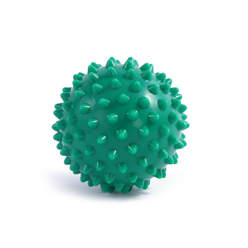 Exercise Balls Durable PVC Spiked Massage Ball Trigger Point Massage Ball Sport Fitness Hand Foot Pain Relief Relieve Plantar Fasciitis Hedgehog 7cm
