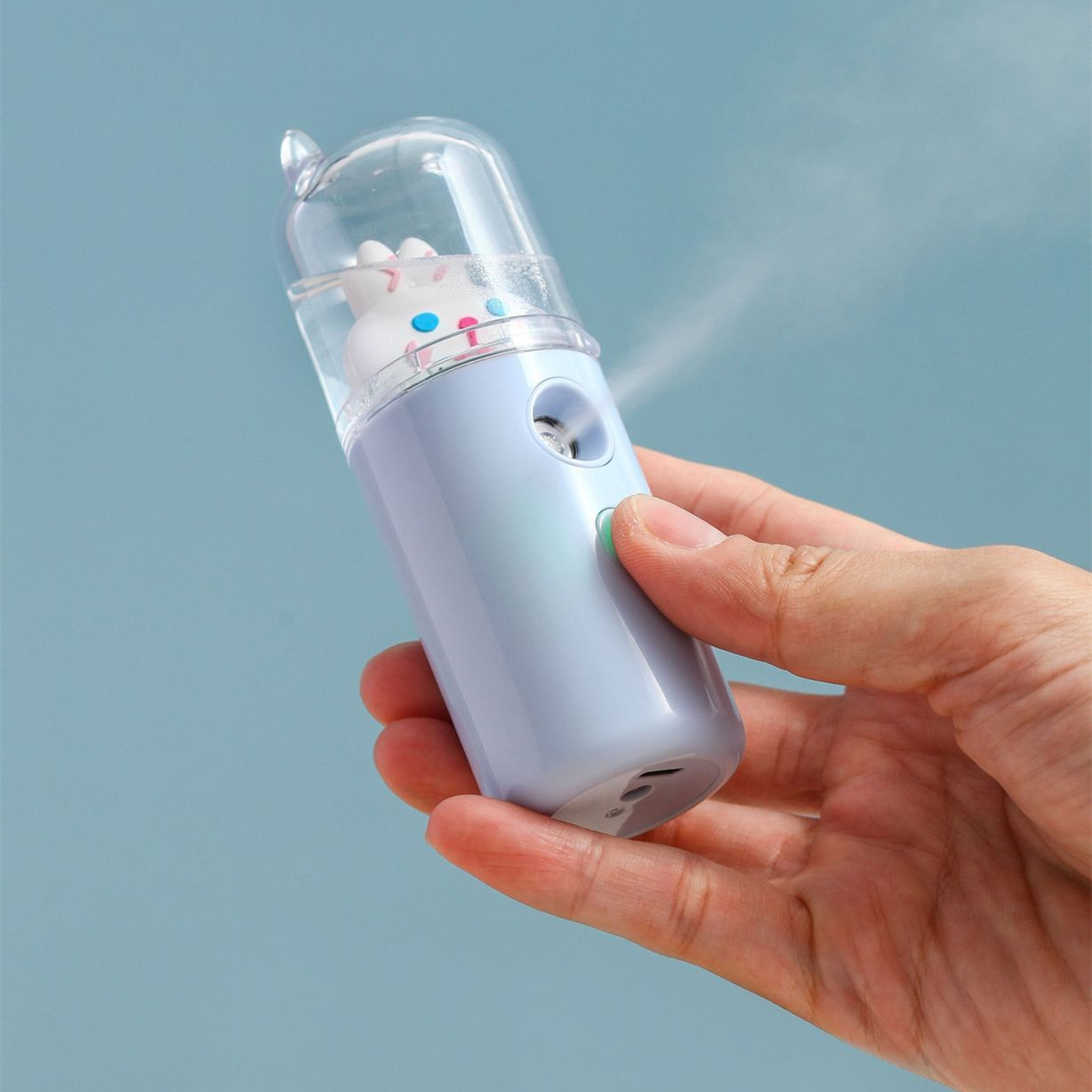 Nano Mist Facial Sprayer Mini USB Charging Summer Cool Beauty Tools Humidifier Nebulizer Summer Face Steamer Skin Care
