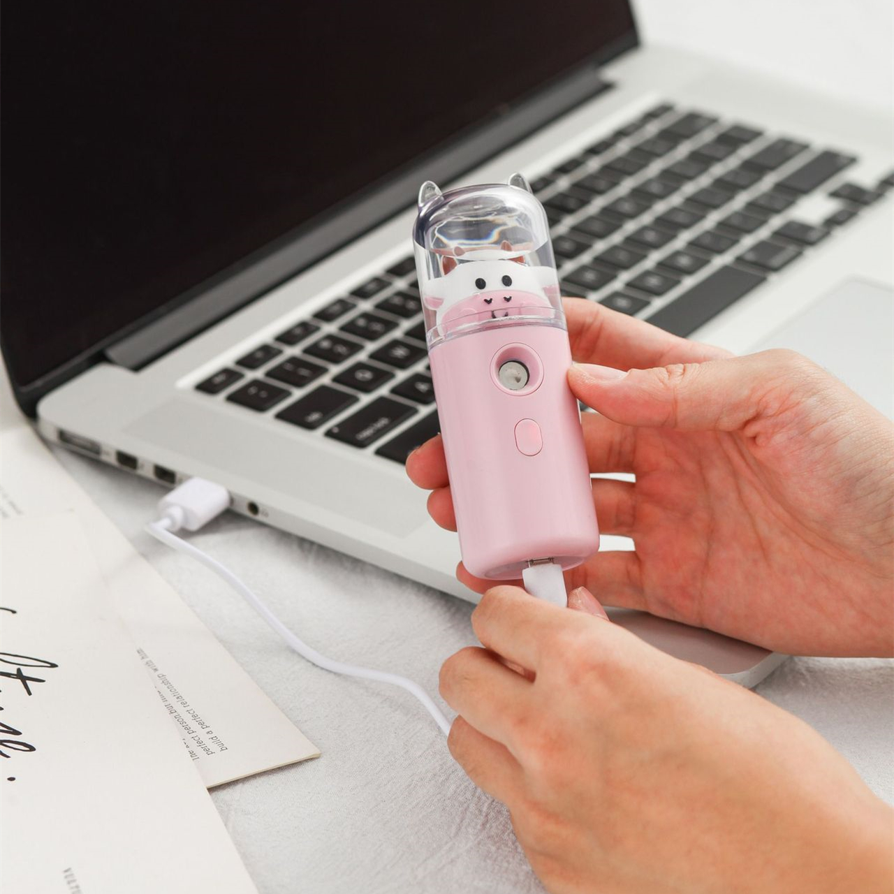 Nano Mist Facial Sprayer Mini USB Charging Summer Cool Beauty Tools Humidifier Nebulizer Summer Face Steamer Skin Care