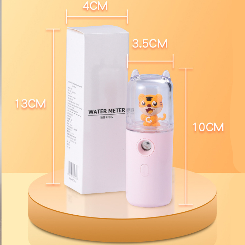 Nano Mist Facial Sprayer Mini USB Charging Summer Cool Beauty Tools Humidifier Nebulizer Summer Face Steamer Skin Care