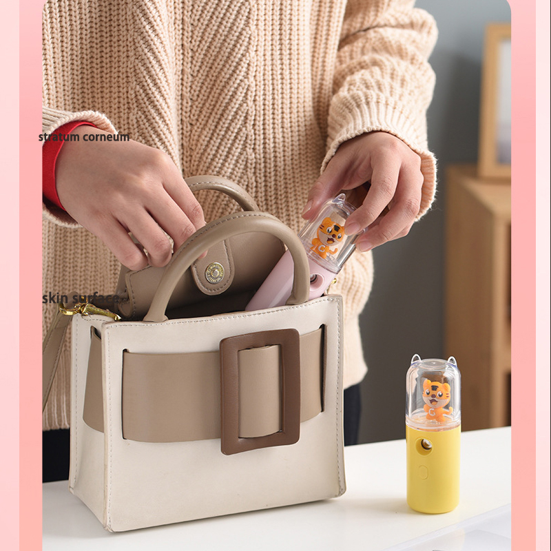 Nano Mist Facial Sprayer Mini USB Charging Summer Cool Beauty Tools Humidifier Nebulizer Summer Face Steamer Skin Care