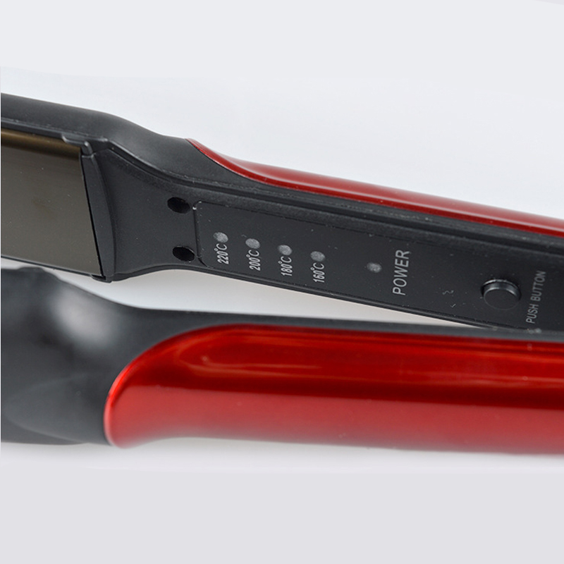 Professional Hair Straightener Titanium Porttable Fashion Style Plate Perm Flat Hair Iron Wet / Dry Wide Plates Fast Heating Hair Styling