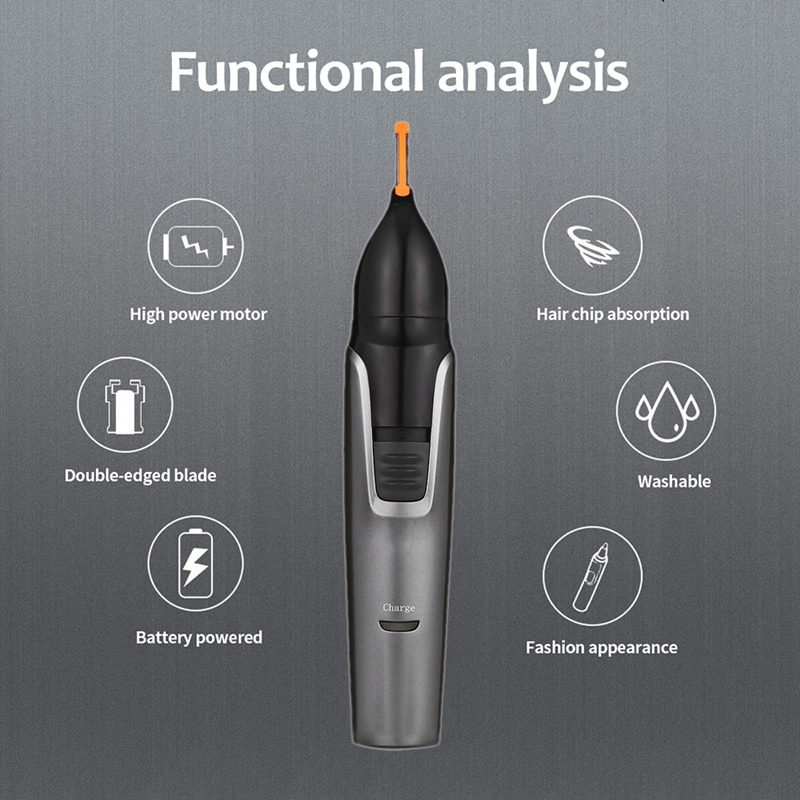 Electric Nose Ear Hair Trimmer Implement Shaver Clipper Facial Neck Eyebrow Trimmer Shaver Men Women Clean Trimer Razor Remover