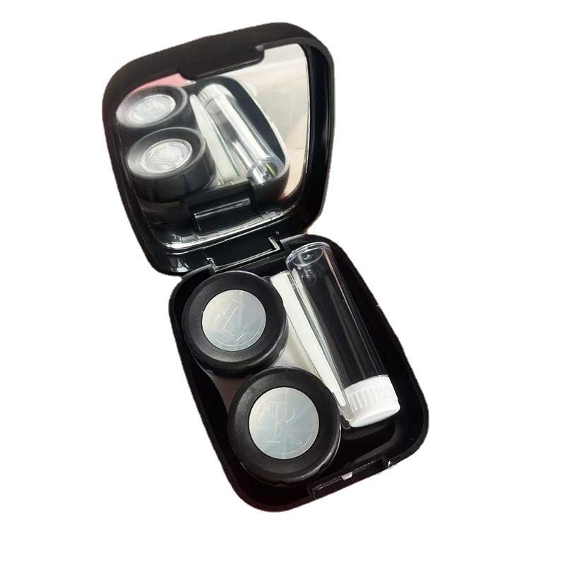 Contact Lenses Box Mirror Container Travel Kit Mini Contact Lens Case Pocket Portable Easy Carry Make Up Beauty Pupil Storage