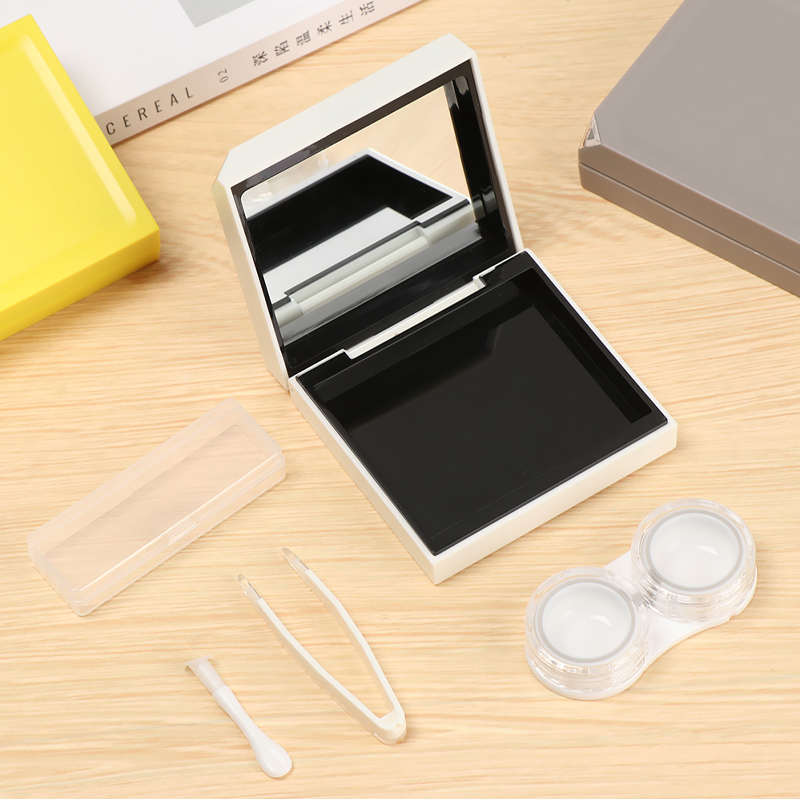Magnetic Contact Lens Case Storage Plastic Unisex Travel Holder Portable Fashion Eyeglasses Storage Glasses Lenses Box