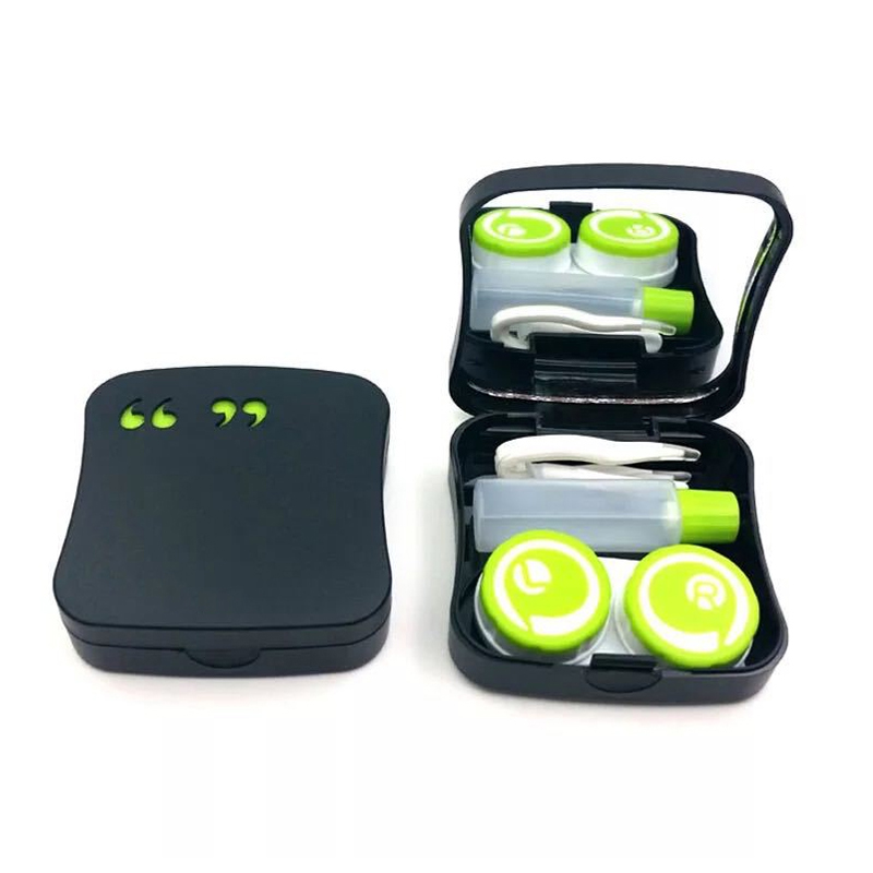 New Arrival Portable Holder Contact Lens Case with Mirror Lenses Box for Travel Container