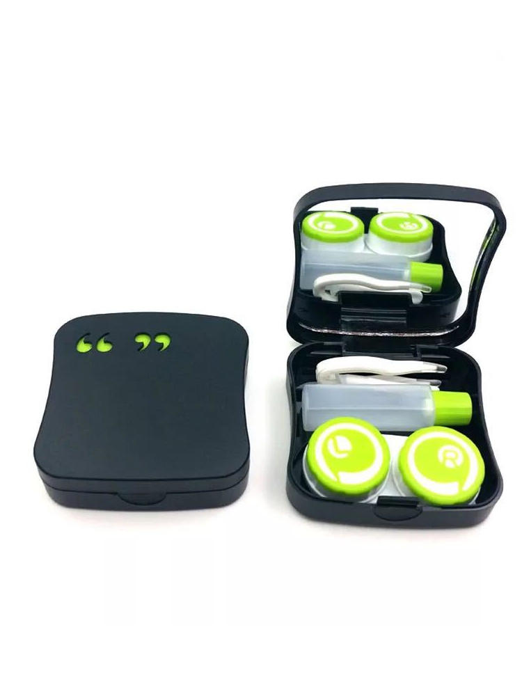 New Arrival Portable Holder Contact Lens Case with Mirror Lenses Box for Travel Container