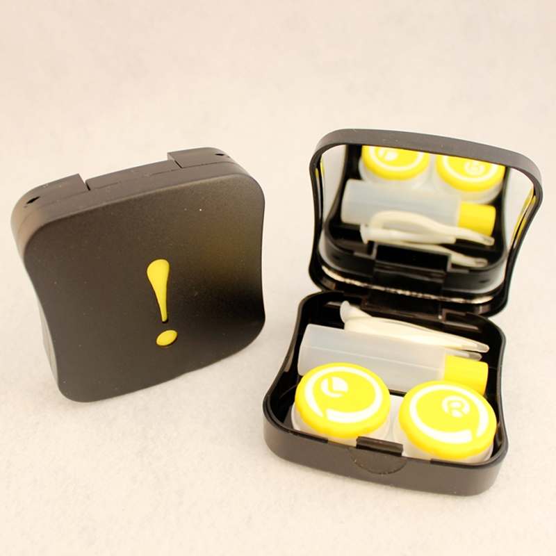 New Arrival Portable Holder Contact Lens Case with Mirror Lenses Box for Travel Container