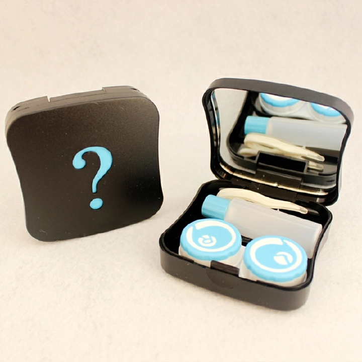 New Arrival Portable Holder Contact Lens Case with Mirror Lenses Box for Travel Container