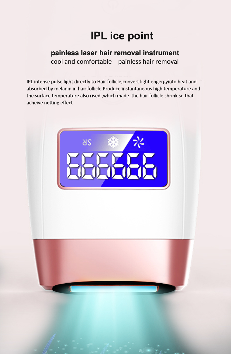 999,900 Flashes IPL Laser Hair Removal for Women and men Permanent Painless At-Home Device for Bikini Armpit Lips Leg