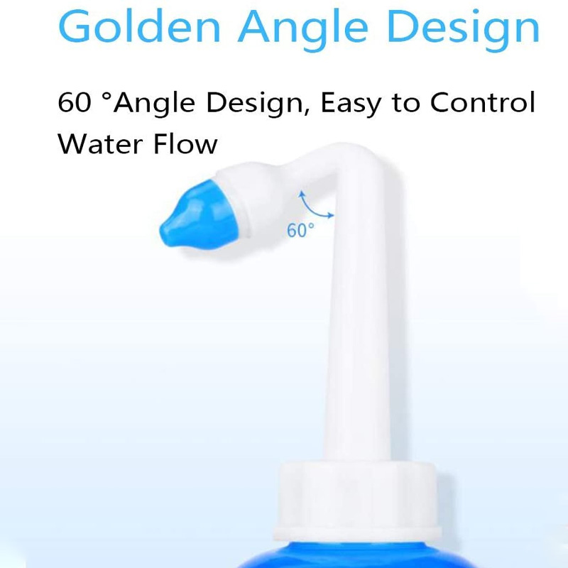 Nasal Irrigator Nose Cleaner 300ml 500ml Nasal Irrigator Nasal Wash Salt Neti Pot Avoid Alle+rgic Rhinitis Sinusitis Cure Adult Children Therapy