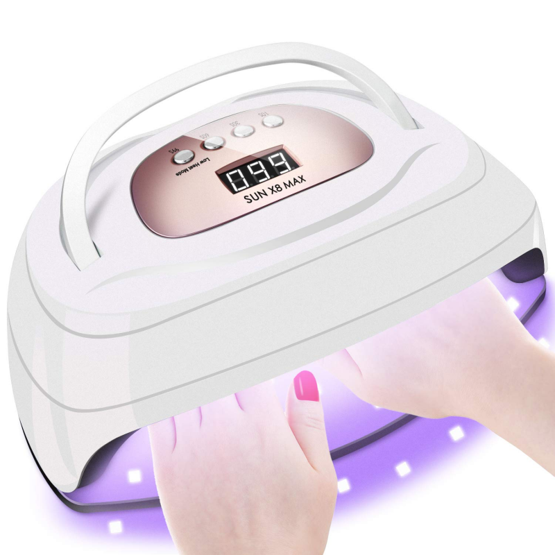 57LEDs Powerful UV LED Nail Dryer For Drying Nail Gel Polish 150W 4 Timers Portable Design With Large LCD Touch Screen Smart Sensor Nail Lamp