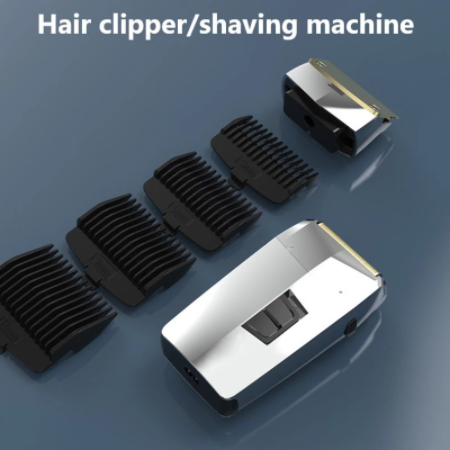 2 in 1 Reciprocating Shaver Electric Hair Clipper Trimmer With 4 limit comb Powerful Rechargeable Shaving Machine Wet & Dry Beard Razor for Men 2 Floating Shaver Head Bald Head Shaving Machine