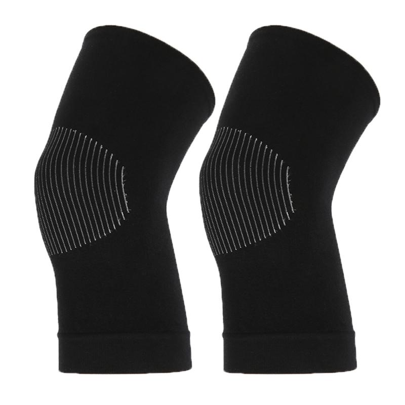 New Arrival 1 Pair Elastic Sports Kneepad Fitness Kneeling Pad Knee Brace Support Protectors Suitable for Fitness Basketball Cycling