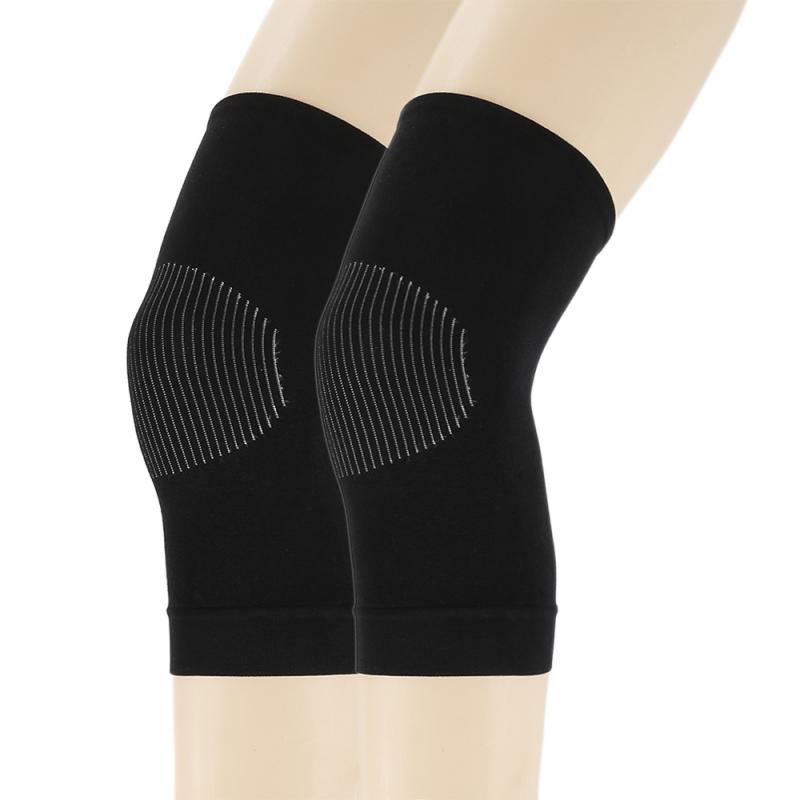 New Arrival 1 Pair Elastic Sports Kneepad Fitness Kneeling Pad Knee Brace Support Protectors Suitable for Fitness Basketball Cycling
