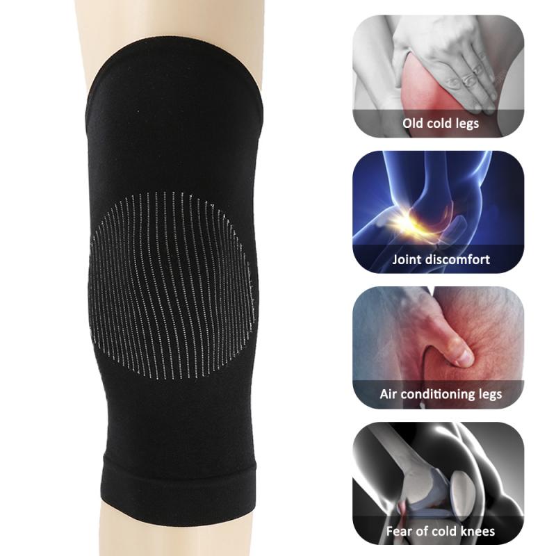 New Arrival 1 Pair Elastic Sports Kneepad Fitness Kneeling Pad Knee Brace Support Protectors Suitable for Fitness Basketball Cycling